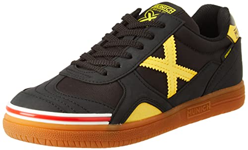 Munich Gresca, Zapatillas Unisex adulto, Black Yellow, 42 EU