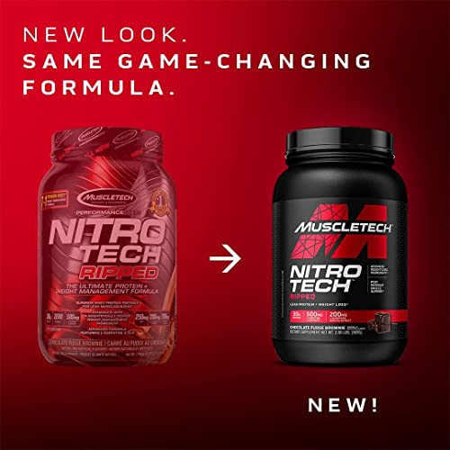 Muscletech Nitro Tech Ripped - 1,8 kg Chocolate Fudge Brownie