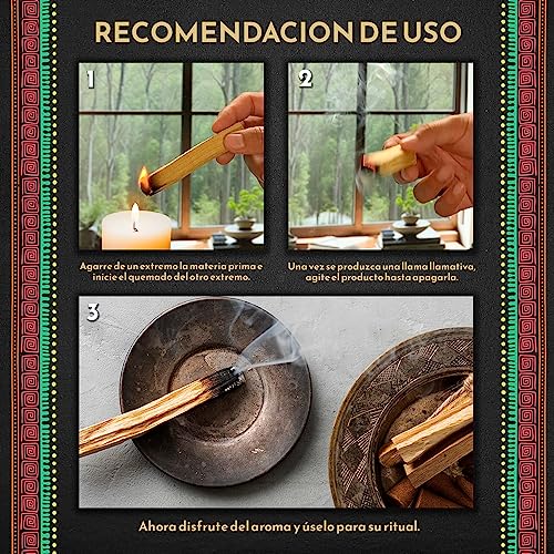 MUT22 Palo Santo Madera XL 250 gr, Palo Santo para Quemar y Purificar 100% Natural Sagrada Origen Perú (250 gr)