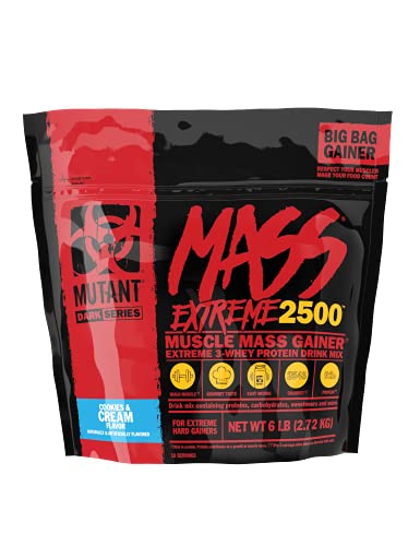 Mutant Mass Extreme 2500, Cookies & Cream - 2720g