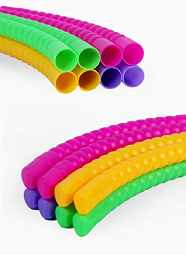 MXJFYY Hula Hoop Niña, Aro de Ejercicio Físico Ajustable Desmontable para Gimnasia, Baile, Juegos, Adelgazar para Niños y Niñas (60cm)