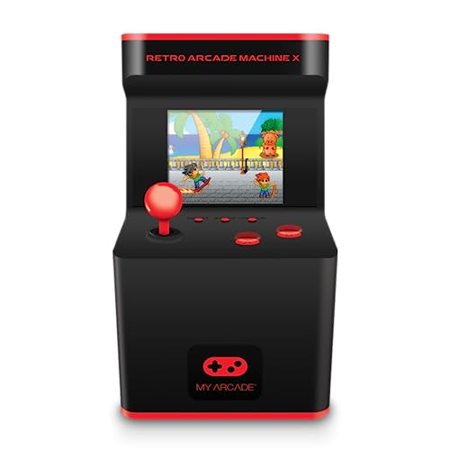 My Arcade- Consola Retro Arcade Machine X 300 Juegos (16-bit), Color rojia, Unica (DGUN-2593)