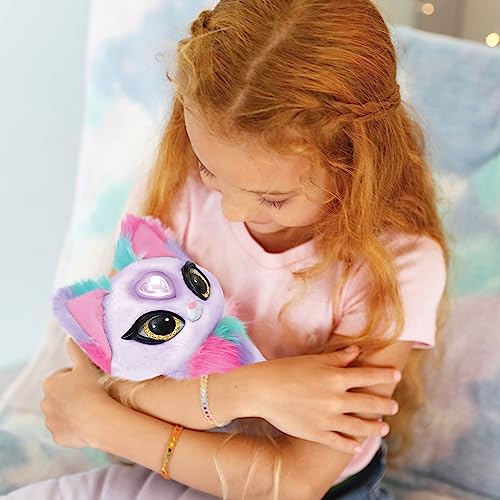 My Fuzzy Friends - Magic Whisper Zoey Rosa, Juguete Interactivo de Peluche con Sonidos, te responde y susurra, niños y niñas Desde 4 años, Famosa (MYG00102)