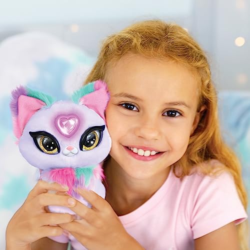 My Fuzzy Friends - Magic Whisper Zoey Rosa, Juguete Interactivo de Peluche con Sonidos, te responde y susurra, niños y niñas Desde 4 años, Famosa (MYG00102)