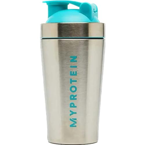 Myprotein Mini Metal Shaker, Botella Adultos Unisex, (plateado), Talla Unica