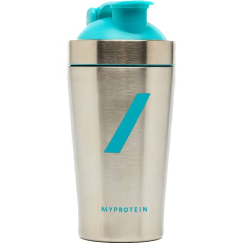 Myprotein Mini Metal Shaker, Botella Adultos Unisex, (plateado), Talla Unica