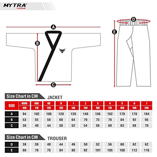 Mytra Fusion kimono judo Varios tamaños y colores kimono jiu jitsu, BJJ Gi Jujitsu Gi ultraligero para hombres, mujeres y niños (3/160, White)