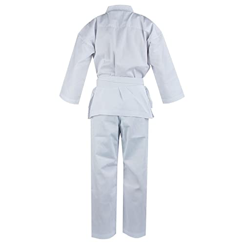 Mytra Fusion kimono judo Varios tamaños y colores kimono jiu jitsu, BJJ Gi Jujitsu Gi ultraligero para hombres, mujeres y niños (3/160, White)