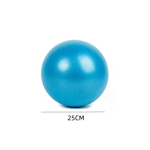 Naisfei Pelota de Gimnasia, pequeña Pelota de Pilates, 25 cm, Pelota de Yoga para bebé, Suave, Antideslizante, con Bomba, Pelota de Fitness, pequeña para Yoga, estiramientos y Ejercicios básicos