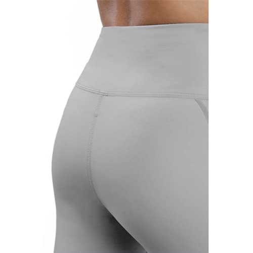 Nakloe | Mallas Deporte Mujer | Leggins Deportivos Mujer | | Ropa Deportiva Mujer | Leggings Mujer | Mallas para Fitness, Yoga, Gym, Running | Cintura Alta (S/M, Gris)