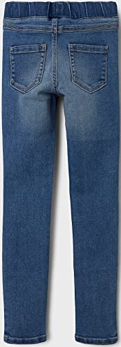 NAME IT Nkfpolly Dnmtindy Legging Noos Leggings, Light Blue Denim, 122 para Niñas