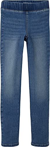 NAME IT Nkfpolly Dnmtindy Legging Noos Leggings, Light Blue Denim, 122 para Niñas