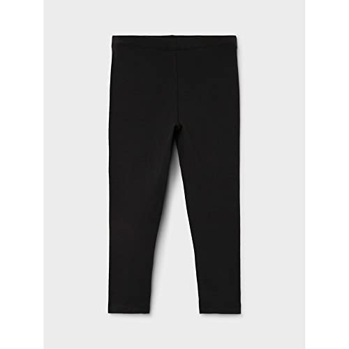 NAME IT Nkfvivian Capri Legging FF Noos Leggings, Black, 140 para Niñas