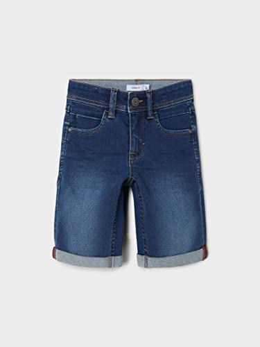 NAME IT Nkmsofus Dnmtax 2012 Long Shorts Noos Pantalones Cortos, Azul (Medium Blue Denim Medium Blue Denim), 104 para Niños