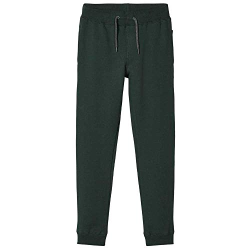 NAME IT Nkmsweat Pant UNB Noos Pantalón Deportivo, Verde Oscuro, 9 años para Niños