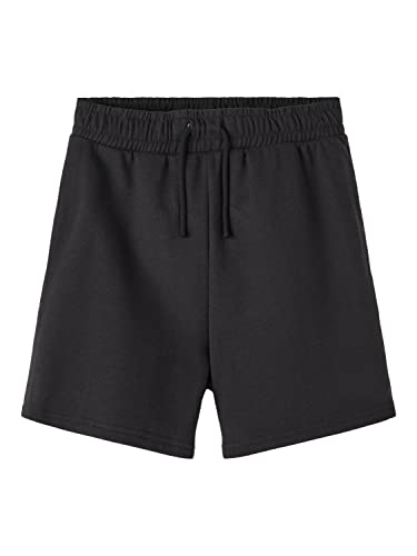 NAME IT Nlmfento-Pantalones Cortos, Negro, 146 cm para Niños