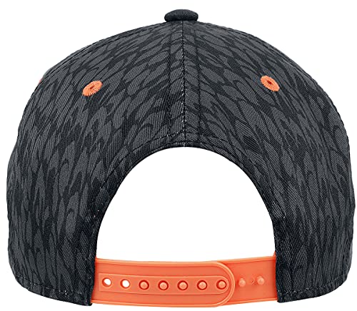 Naruto Shippuden Badge Hombre Gorra Negro 100% algodón