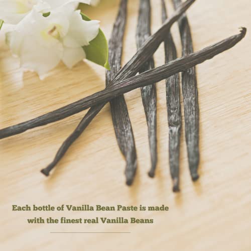 Native Vanilla - Pasta de Vainilla Pura y Natural 118 ml (4 oz) - Para los cocineros y para la cocina casera, la repostería y la elaboración de postres