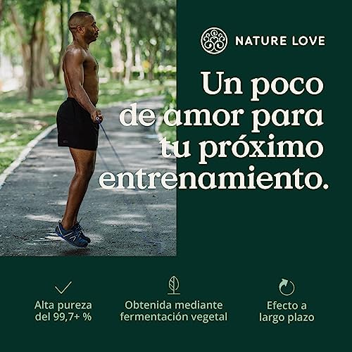 NATURE LOVE® L-arginina base con citrulina - 365 cápsulas - Arginina de origen vegetal en forma de BASE con una pureza del 99,7+% - Altamente dosificada, vegana y producida en Alemania