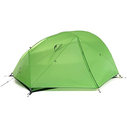 Naturehike Star-River Tienda de Campaña 20D Silicona Tela Ultraligero 2 Persona 4 Estaciones(20D Verde)