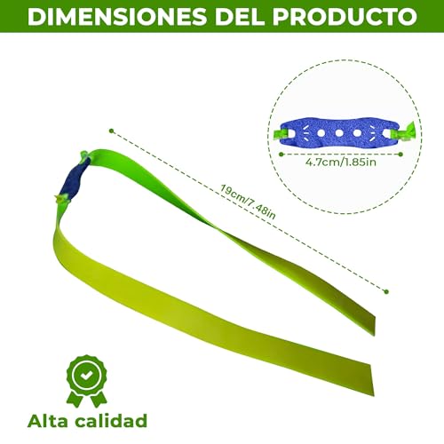 NAYAINOVA 6 Gomas Elasticas para Tirachinas Profesional de Caza y Tiro - Resortera - Goma Elastica Plana 1,2 mm Potente - Tirachinas Niño – Slingshot