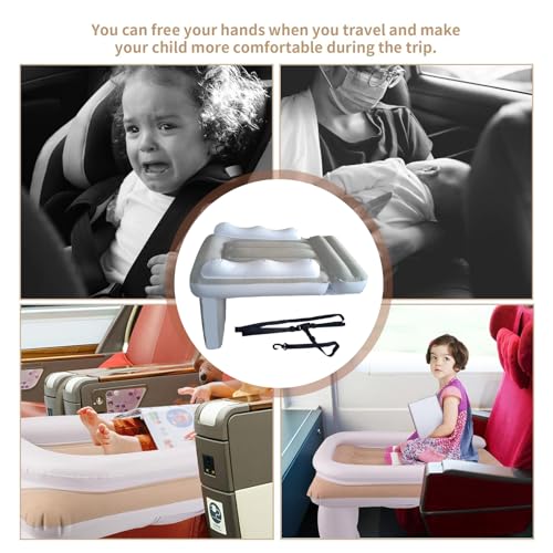 Neamou Cama de avión Inflable para niños | Cama de avión para niños Extensor de Asiento de avión para bebé - Cama para Asiento de Coche, Extensor de Asiento de avión para bebé, Cama de Viaje Inflable