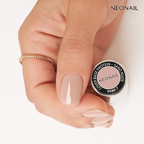 NEONAIL Pintauñas Semipermanentes 7,2 ml Base Coat Semipermanente Cover Base Protein Sand Nude Esmaltes Semipermanentes Para Uñas Gel Uñas Manicura Base Esmalte Gel UV Led Laca De Uñas