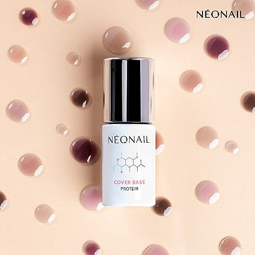 NEONAIL Pintauñas Semipermanentes 7,2 ml Base Coat Semipermanente Cover Base Protein Sand Nude Esmaltes Semipermanentes Para Uñas Gel Uñas Manicura Base Esmalte Gel UV Led Laca De Uñas