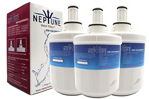 Neptune Filtro de agua para frigorífico, compatible con Samsung Aqua Pure Plus DA29-00003G, DA29-00003F