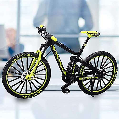 Nesloonp Mini Bike Metal Finger Mountain Bike Finger Mountain Bike Colección de Juguetes de Metal en Miniatura Crazy Mini Bike Model (Escala 1:10)