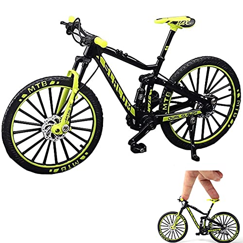 Nesloonp Mini Bike Metal Finger Mountain Bike Finger Mountain Bike Colección de Juguetes de Metal en Miniatura Crazy Mini Bike Model (Escala 1:10)