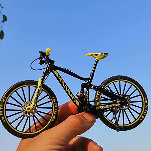 Nesloonp Mini Bike Metal Finger Mountain Bike Finger Mountain Bike Colección de Juguetes de Metal en Miniatura Crazy Mini Bike Model (Escala 1:10)