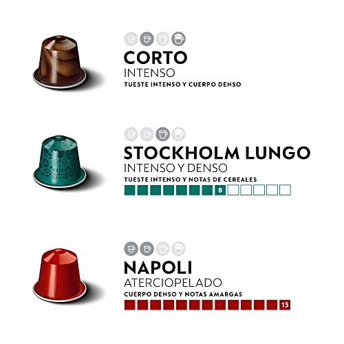 Nespresso Original Cápsulas de Café, 100 Unidades (Pack Discovery con 6 Variedades de Café) para Máquina de Café, Cafetera. Descubre tu gama de cafés preferida