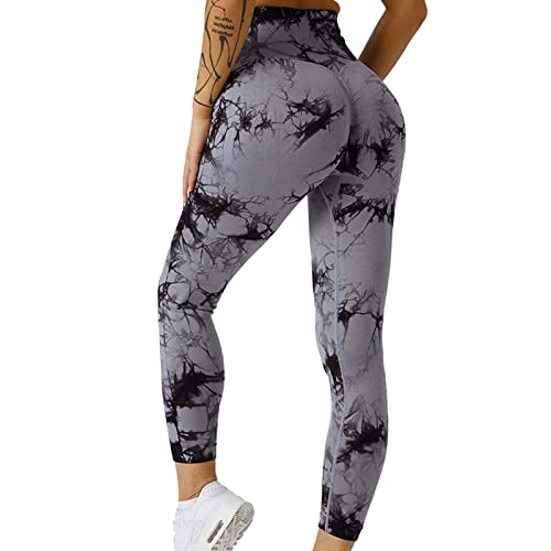 Neteson Leggings Deportivos Mujer Push Up Cintura Alta Mallas Anticeluliticos Sin Costuras Opaco Scrunch Butt Pantalones Gym Yoga Fitness Jogging Entrenamiento