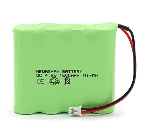 NEWASHAN Batería compatible con Sport-ELEC Multisport Pro Precision 1600mAh 4,8V Recargable Ni-MH AA Batería con conector (paquete de 1)