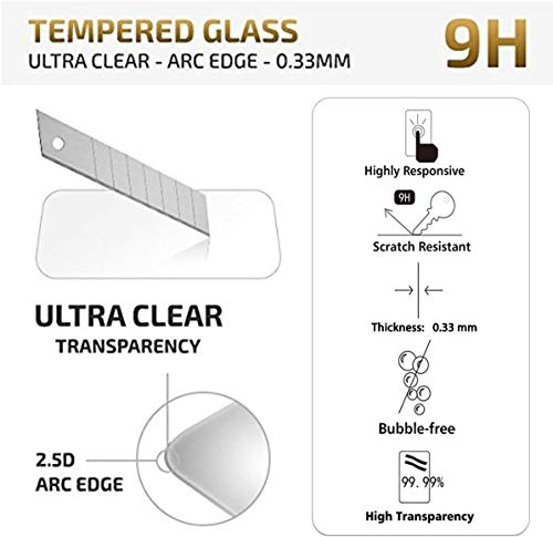 NEW'C 3 Piezas, Protector Pantalla para Nintendo Switch (modèle OLED), Cristal templado Antiarañazos, Antihuellas, Sin Burbujas, Dureza 9H, 0.33 mm Ultra Transparente, Ultra Resistente