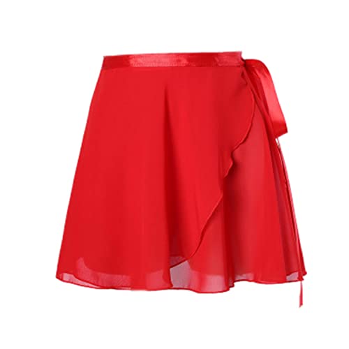 Newwyt Falda de Baile de Gasa para Mujer Falda de Ballet clásica Falda de Baile de tutú para niñas Falda de Baile Skate Over Bufanda Falda Ropa de Baile Fibra de poliéster Blanca