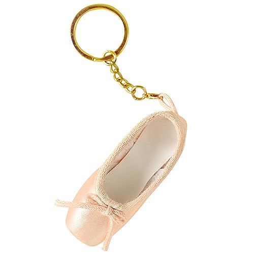 Newwyt Mini Zapatos de Ballet Llavero Zapatos de Punta Llaveros Hechos a Mano Zapato de Punta Charm Bolsa Colgante Regalo para Amantes de la Danza