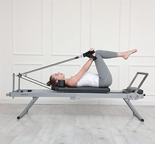 nexace Reformador de Pilates Plegable para Uso doméstico, máquina de Pilates