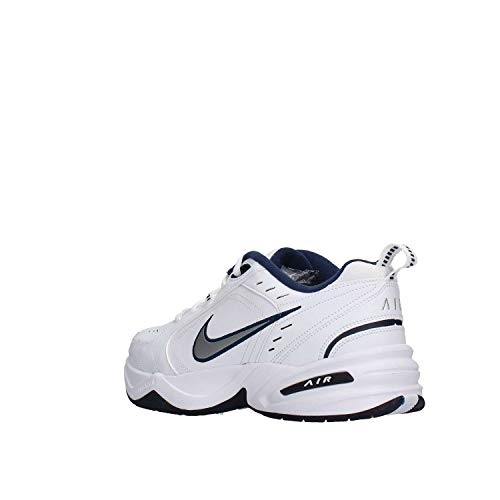 NIKE Air Monarch IV, Zapatillas de Gimnasia Hombre, Blanco White Metallic Silver Midnight Navy 102, 42 EU