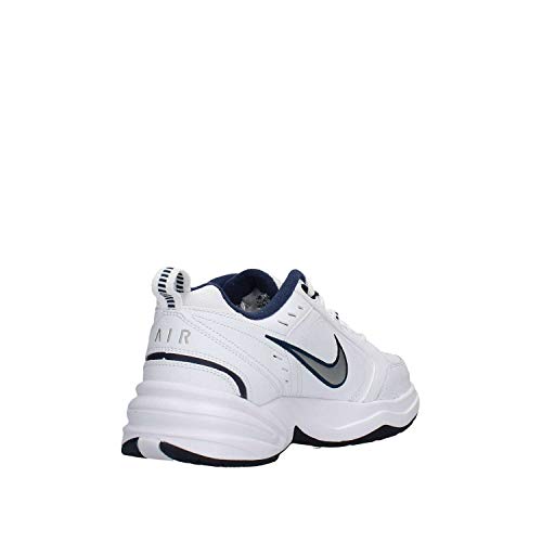 NIKE Air Monarch IV, Zapatillas de Gimnasia Hombre, Blanco White Metallic Silver Midnight Navy 102, 42 EU