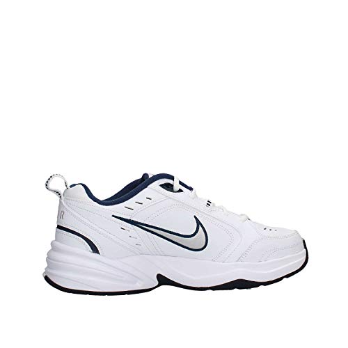 NIKE Air Monarch IV, Zapatillas de Gimnasia Hombre, Blanco White Metallic Silver Midnight Navy 102, 42 EU