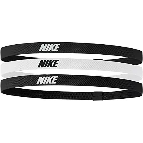 NIKE Banda para La Cabeza de Hombre-9318-119 Banda para La Cabeza 036 Black/White/Black One Size