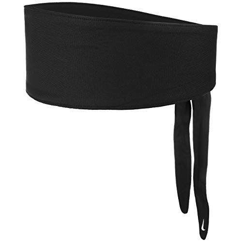 Nike Bandana Head Tie Diadema, Adultos Unisex, Negro, Talla única