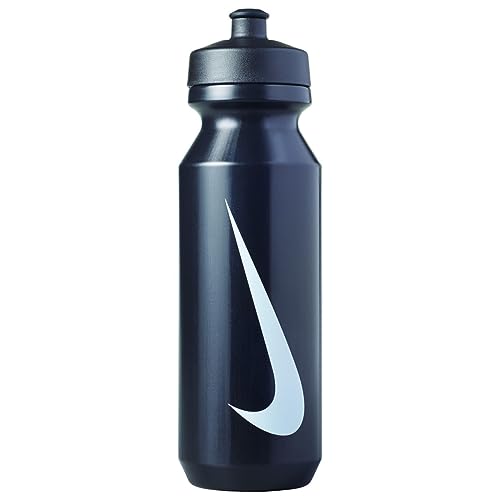 Nike Big Mouth Bottle - Botella de agua (2,0 32 onzas, 946 ml), color negro y blanco