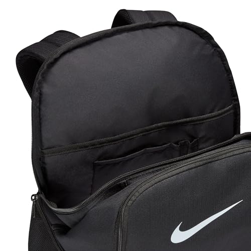 NIKE Brsla, Sports Backpack Unisex Adulto, Black/black/white, Talla Única