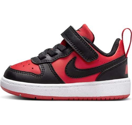 NIKE Court Borough Low RECRAFT (TD), Sneaker, University Red/Black-White, 27 EU