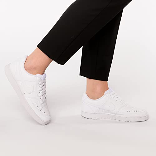 NIKE Court Vision Lo Be, Sneaker Mujer, Blanco, 39 EU