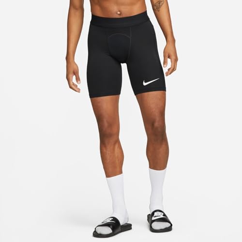 NIKE DH8128-010 M NK DF Strike NP Short Shorts Hombre Black/White Tamaño L