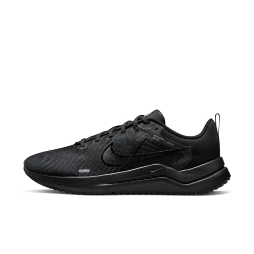 NIKE Downshifter 12, Zapatillas Hombre, Black Dk Smoke Grey Particle Grey, 43 EU